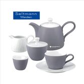 Seltmann Life Elegant Grey Koffiekop en Schotel (online) kopen? | OnlineServies.nl de Expert!