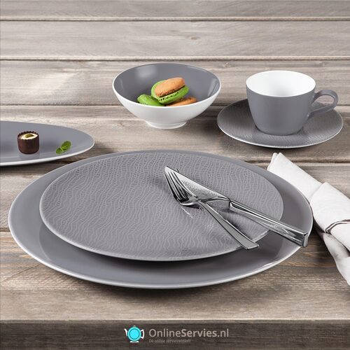 Seltmann Life Elegant Grey Ontbijtkop 0,37 liter | OnlineServies.nl