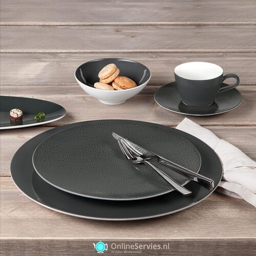 Seltmann Life Glamorous Black Serveerbord ovaal 33 x 18 cm