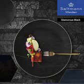 Seltmann Life Glamorous Black Serveerbord ovaal 40 x 26 cm