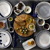 Royal Doulton Pacific Pastaborden 22 cm, 6 stuks | OnlineServies.nl