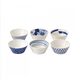 Royal Doulton Pacific Papschaaltje 15 cm - Assorti 6 stuks | OnlineServies.nl