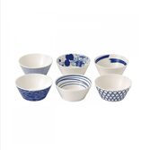 Royal Doulton Pacific Papschaaltje 15 cm - Assorti 6 stuks | OnlineServies.nl