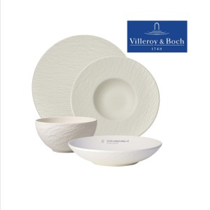 Villeroy & Boch Manufacture Rock Blanc Gourmetbord 32 cm | OnlineServies.nl
