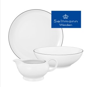 Seltmann Lido Black Line Dinerbord 26 cm