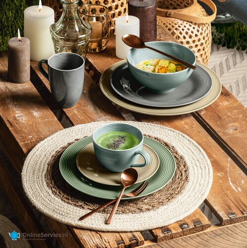 Seltmann Beat Stone Diep bord 22,5 cm | OnlineServies.nl