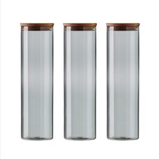 raw glas voorraadpot 28 cm set 3-stuks art. nr. 15428