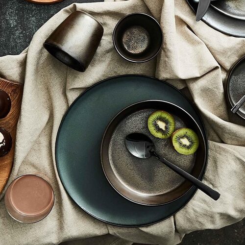 AIDA Nordic Raw Metallic Brown Diep bord (online) kopen? | OnlineServies.nl