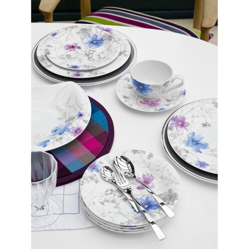 Villeroy & Boch Mariefleur Gris schaal diep 21 x 18 cm | Onlineservies.nl