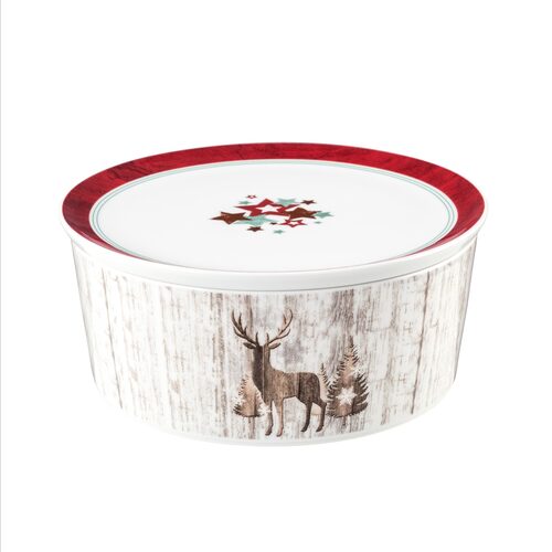 Seltmann Life Christmas Schaal met deksel 21 cm | OnlineServies.nl