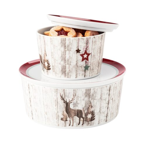 Seltmann Life Christmas Schaal met deksel 14 cm