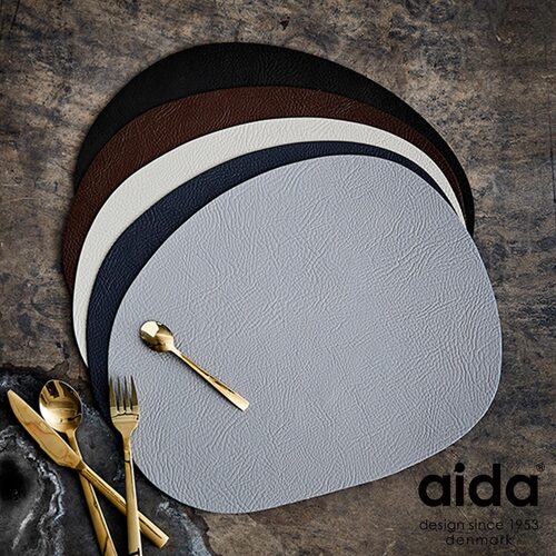 AIDA Raw Placemat Buffelleer zwart 41 x 33,5 cm (online) kopen? | OnlineServies.nl