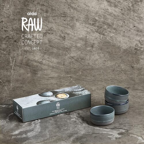 AIDA Nordic Raw Northern Green dipschaal, set 3-delig | OnlineServies.nl