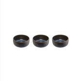 AIDA Nordic Raw Midnight Blue dipschaal, set 3-delig | OnlineServies.nl
