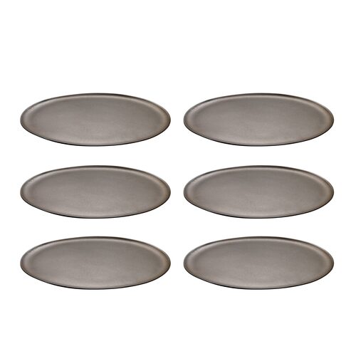 AIDA Raw Metallic Brown startset 24-delig, 6-persoons | OnlineServies.nl