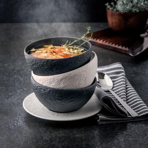 Villeroy & Boch Manufacture Rock Dipschaaltje Set 4-delig kopen? | OnlineServies.nl