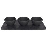 Villeroy & Boch Manufacture Rock Dipschaaltje Set 4-delig kopen? | OnlineServies.nl