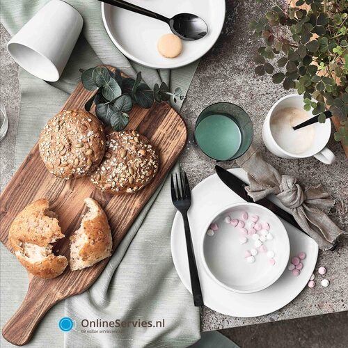 AIDA Raw Arctic White Beker zonder oor 30 cl | OnlineServies.nl