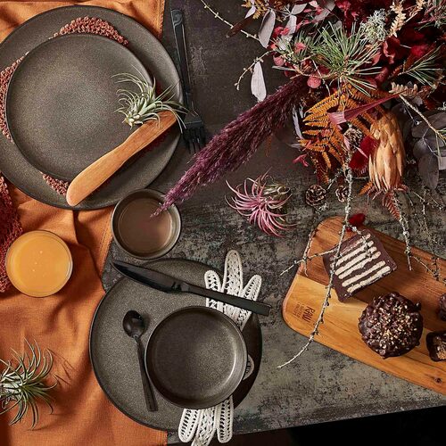 AIDA Raw Forest Brown Gebaksbord 20 cm | OnlineServies.nl