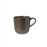 AIDA Nordic Raw Metallic Brown kleine Mok met oor 20 cl - set 6 | OnlineServies.nl