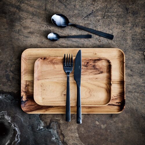 AIDA Raw Serveer tray Teakhout 31,5x20 cm | OnlineServies.nl