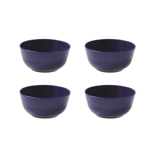 AIDA Groovy Blue Dessertschaaltje 14,5 cm - set 4-delig | OnlineServies.nl