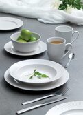 Aida Groovy White Diner bord 27 cm | OnlineServies.nl