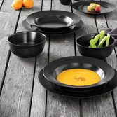 Aida Groovy Black Diep bord 23 cm (online) kopen? | OnlineServies.nl