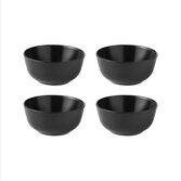 AIDA Groovy Black Dessertschaaltje 14,5 cm - set 4-delig |OnlineServies.nl