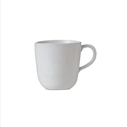 AIDA Raw Arctic White kleine Mok met oor 20 cl - set 6 stuks | OnlineServies.nl