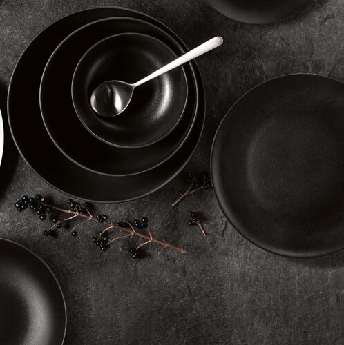 Seltmann Liberty Velvet Black Ontbijtbord 22,5 cm | OnlineServies.nl