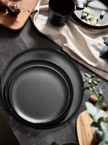 AIDA Raw Titanium Black Gebaksbord 20 cm (online) kopen? | OnlineServies.nl