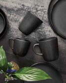AIDA Raw Titanium Black Koffiemok klein 20 cl | OnlineServies.nl