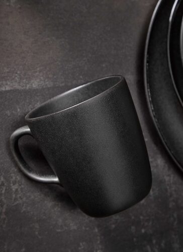 AIDA Raw Titanium Black Koffiemok klein 20 cl | OnlineServies.nl