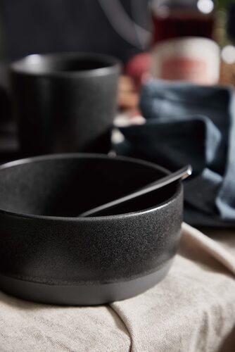 AIDA Raw Titanium Black Slaschaal 19,5 cm | OnlineServies.nl