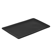 AIDA Raw Titanium Black Schaal rechthoekig groot 31,5 x 20 cm | OnlineServies.nl