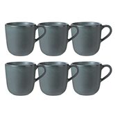 aida raw northern green beker met oor klein 20 cl - set 6 stuks