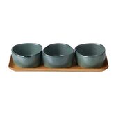 AIDA Raw Northern Green Organic Dessertschaaltjes, set 4-dlg | OnlineServies