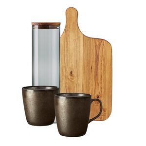 AIDA Nordic Raw Metallic Brown Organic Dinerbord 29x25 cm kopen? | OnlineServies.nl