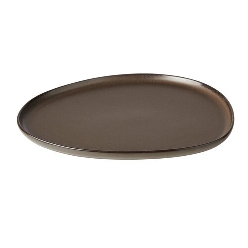 AIDA Nordic Raw Metallic Brown Organic Dinerbord 29x25 cm kopen? | OnlineServies.nl