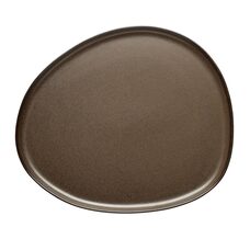 AIDA Nordic Raw Metallic Brown Organic Dinerbord 29x25 cm kopen? | OnlineServies.nl