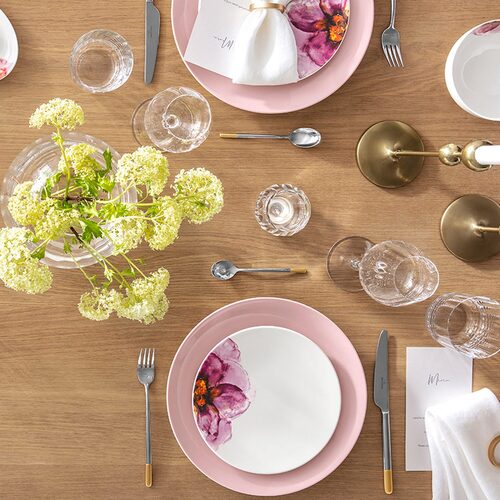 Villeroy & Boch Rose Garden Dinerbord Coupe roze 28,5 cm (online) kopen? | OnlineServies.nl