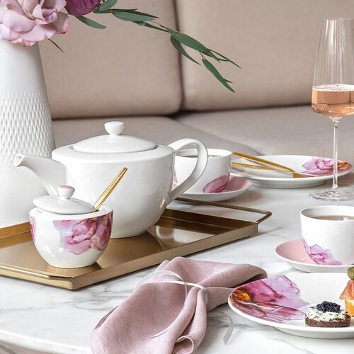 Villeroy & Boch Rose Garden Dinerbord Coupe roze 28,5 cm (online) kopen? | OnlineServies.nl