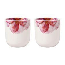 Villeroy & Boch Rose Garden Beker zonder oor 0,29 liter - set 2 dlg (online) kopen? | OnlineServies.nl