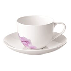 Villeroy & Boch Rose Garden Koffiekop en schotel wit 0,23 liter (online) kopen? | OnlineServies.nl