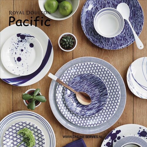 royal doulton pacific dot ontbijtbord 23 cm 40009457