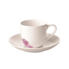 Villeroy & Boch Rose Garden Espressokop en schotel wit 0,10 liter (online) kopen? | OnlineServies.nl
