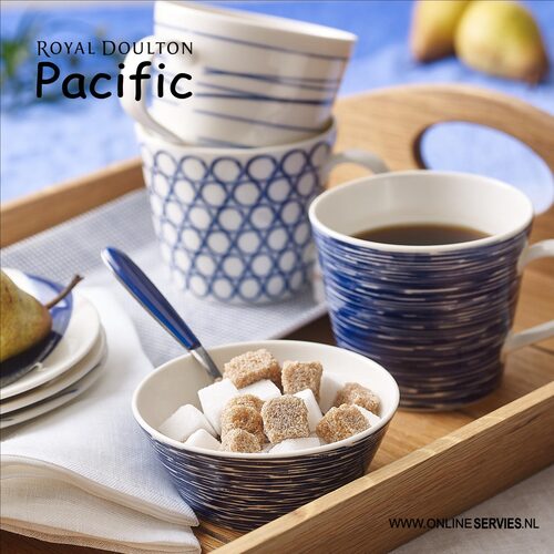 royal doulton pacific mok texture 40009472 beker met oor