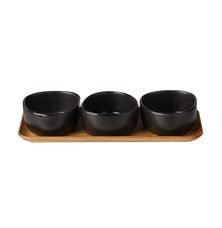 AIDA Raw Titanium Black Organic Dessertschaaltjes, set 4-dlg (online) kopen? | OnlineServies.nl