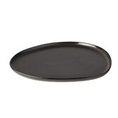 AIDA Raw Titanium Black Organic Ontbijtbord 24x21 cm | OnlineServies